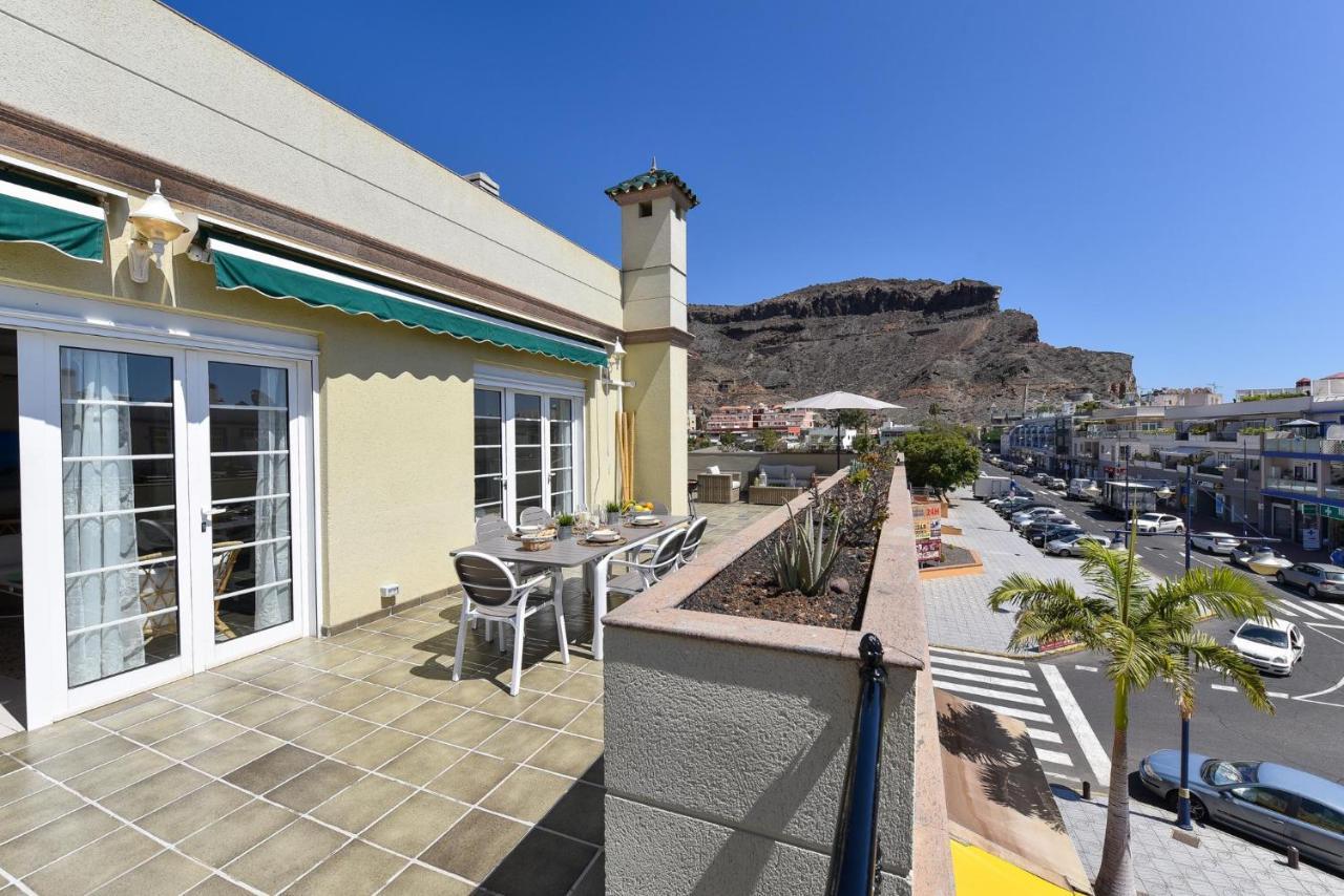 Penthouse Daniela In Puerto Mogan IX Apartment ปวยร์โต เด มอแกน ภายนอก รูปภาพ
