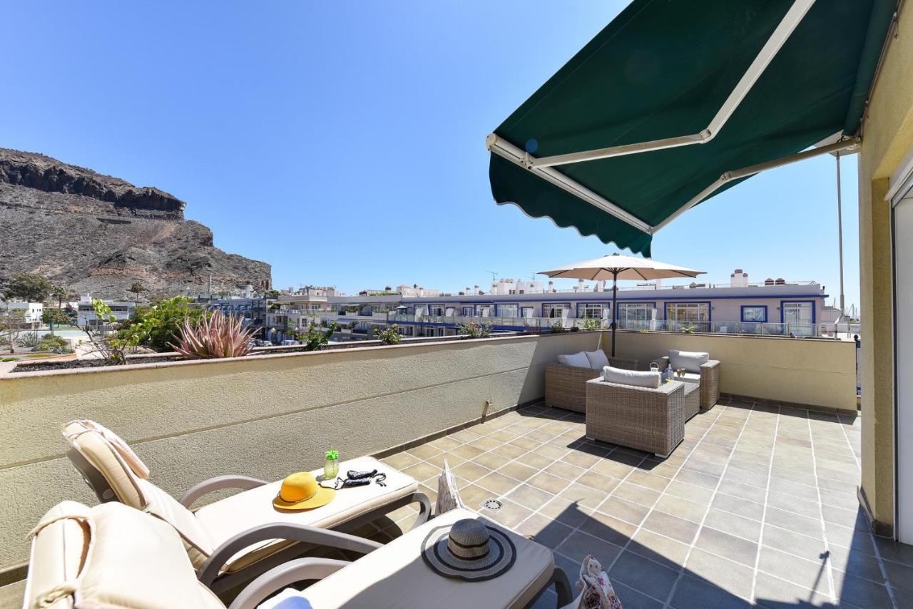 Penthouse Daniela In Puerto Mogan IX Apartment ปวยร์โต เด มอแกน ภายนอก รูปภาพ