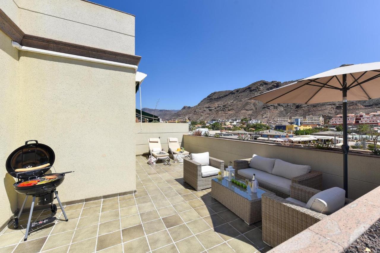 Penthouse Daniela In Puerto Mogan IX Apartment ปวยร์โต เด มอแกน ภายนอก รูปภาพ