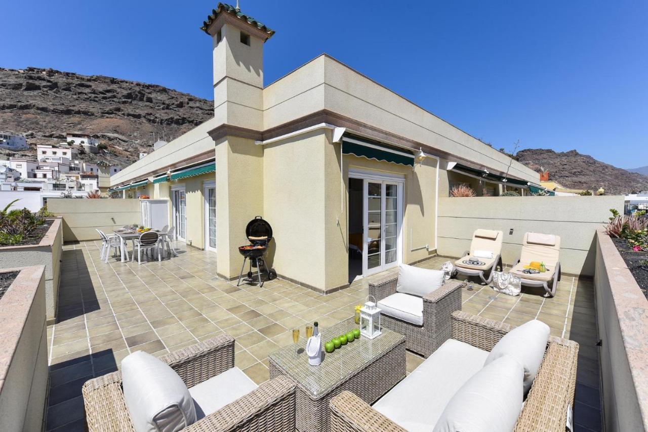 Penthouse Daniela In Puerto Mogan IX Apartment ปวยร์โต เด มอแกน ภายนอก รูปภาพ